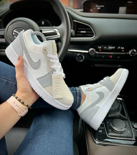 Baskets blanches/argent femme neuves