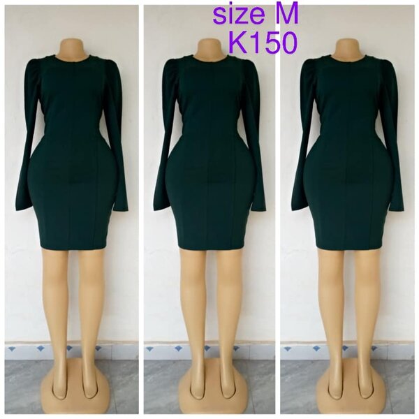 Dress tight dark green size M