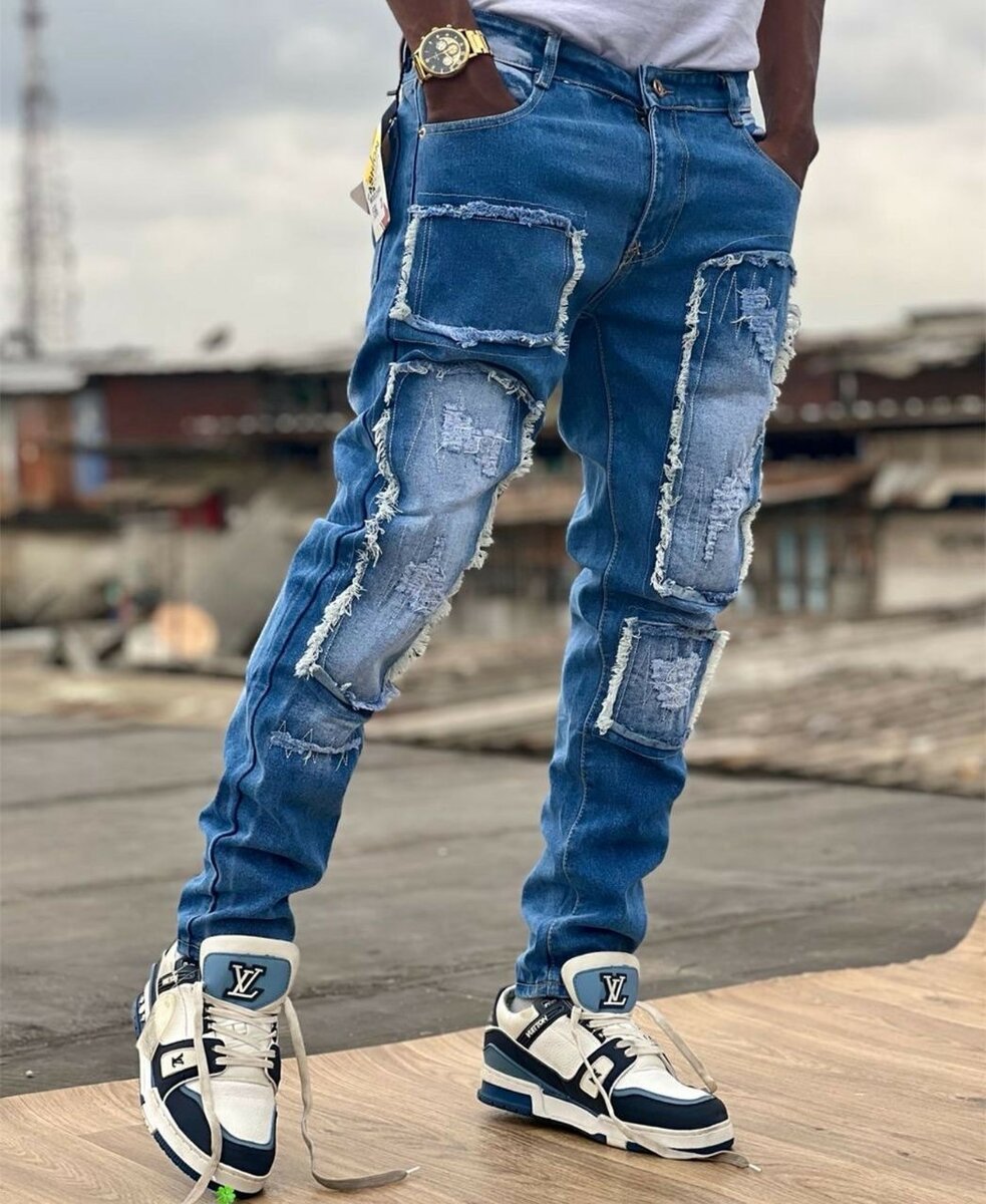 Jeans décontractés mode homme