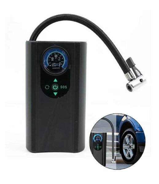 ELECTRIC PORTABLE MINI AIR COMPRESSOR PUMP FOR CAR TIRE