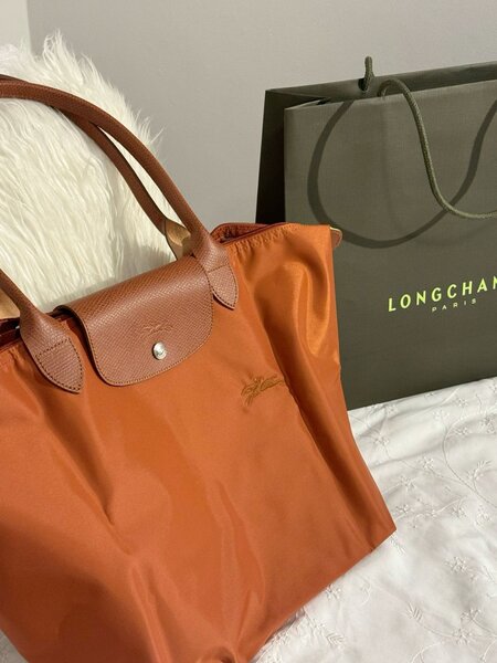 Longchamp marron orangé sizeL