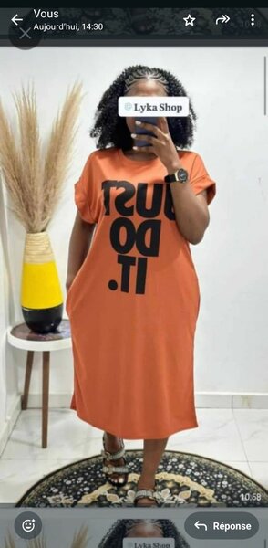 Robe décontractée mode féminine