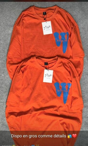 T-shirt orange tendance