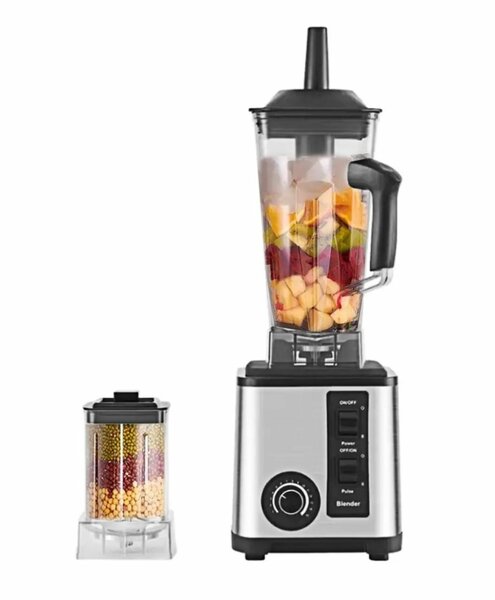 600W 2 IN 1 MULTIFUNCTIONAL STAINLESS STEEL PROCESSOR