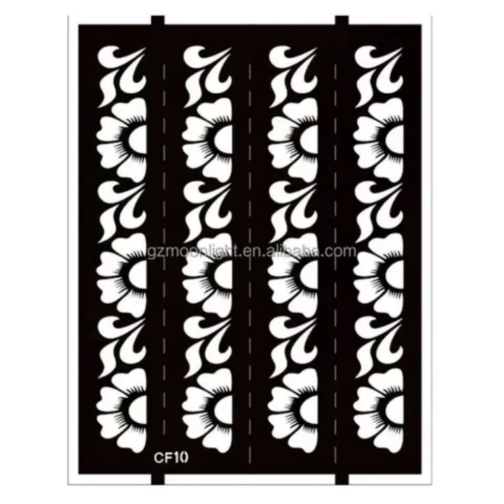 Pochoirs Tatouage Henna