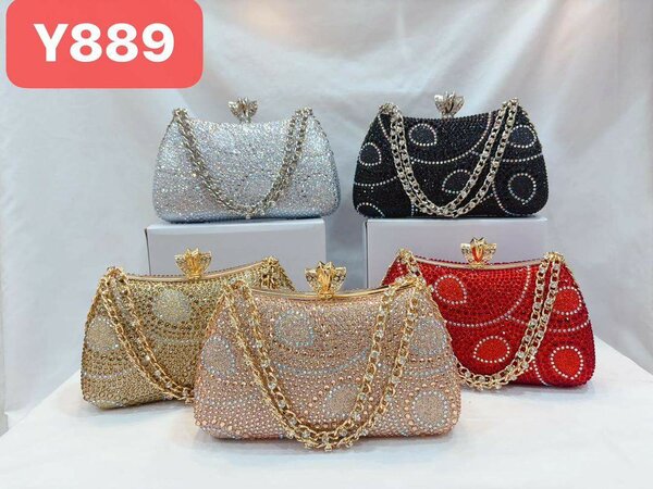 Sac Pochette Strass Élégant