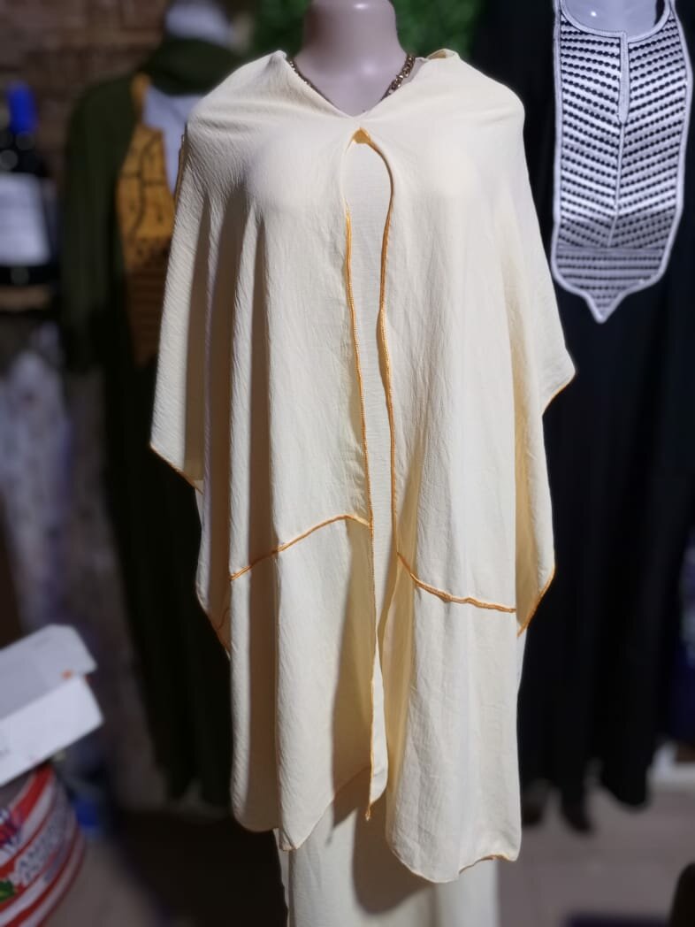 Boubou foulard collé