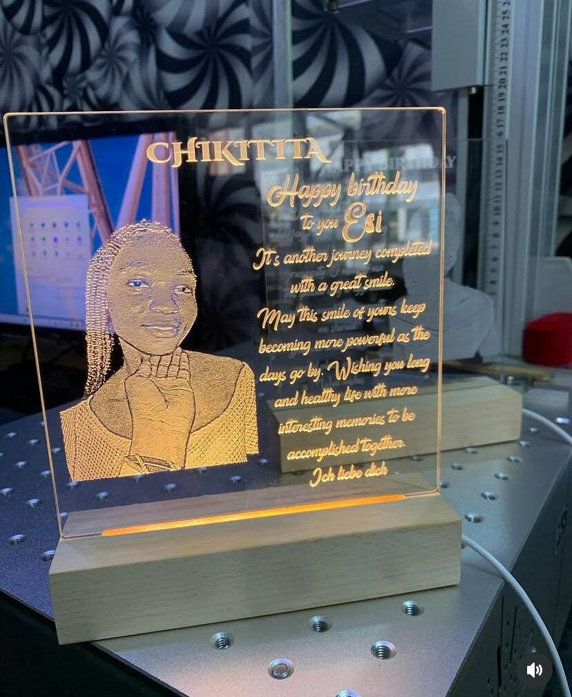 3D led plaque