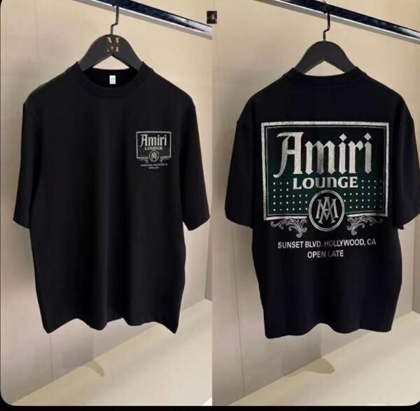 T-shirt Amiri Lounge Noir