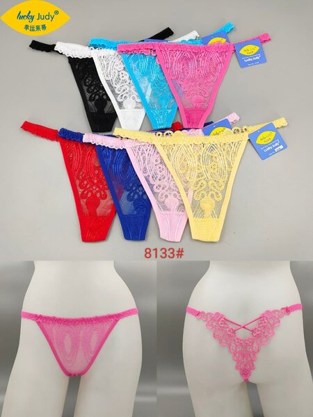 String en dentelle colorées