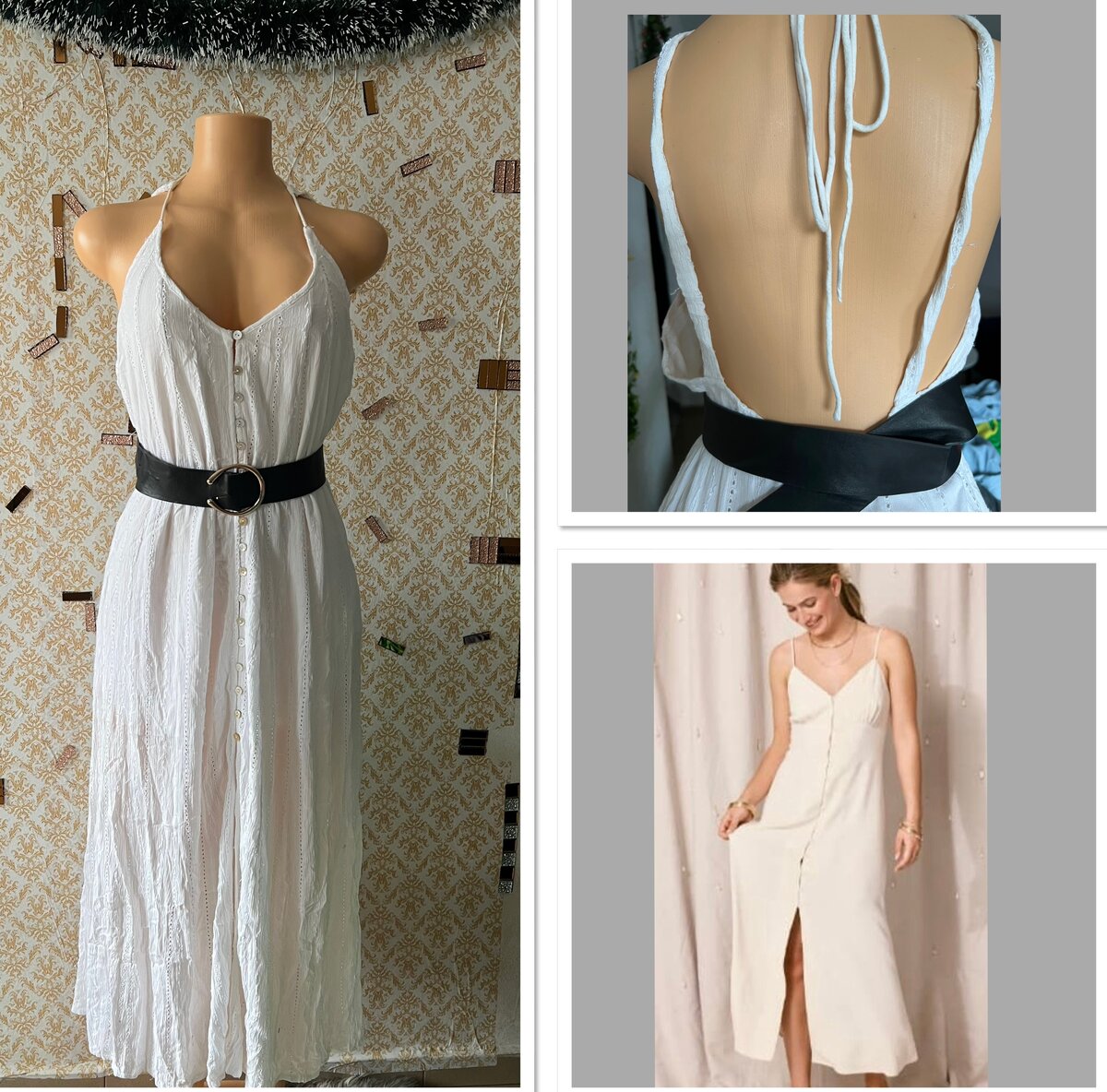 Les chic robe en lin en coton