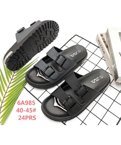 Sandales noires confortables