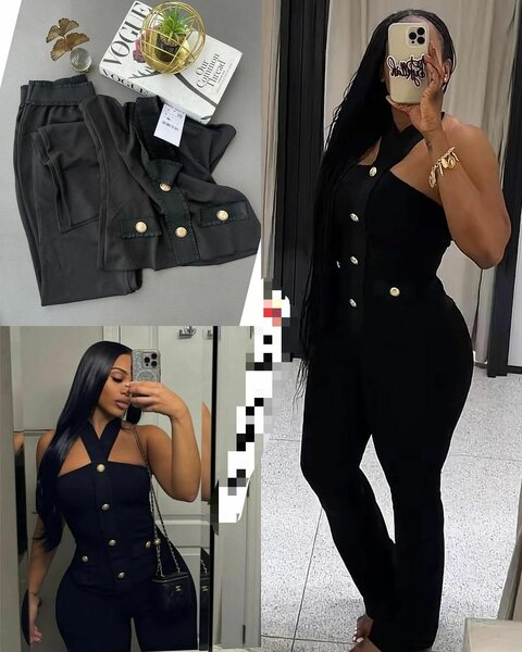 Combinaison élégante noire