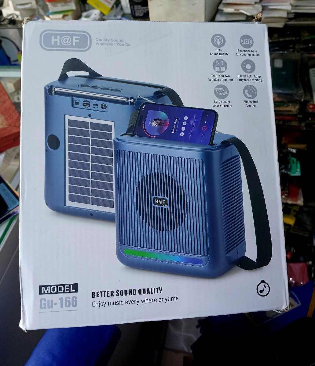 H@F Enceinte Portable Bluetooth