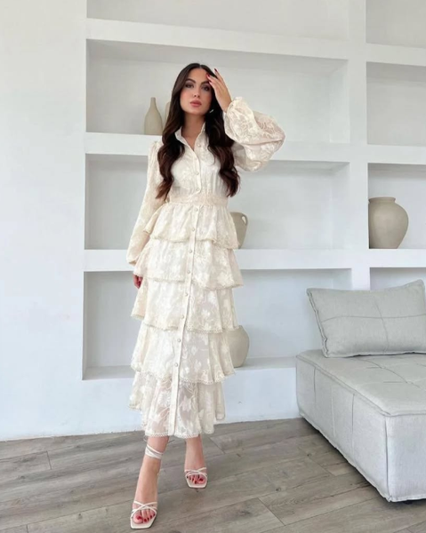 платье белое женское 