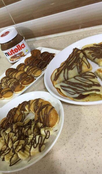 Délicieuses crêpes garnies