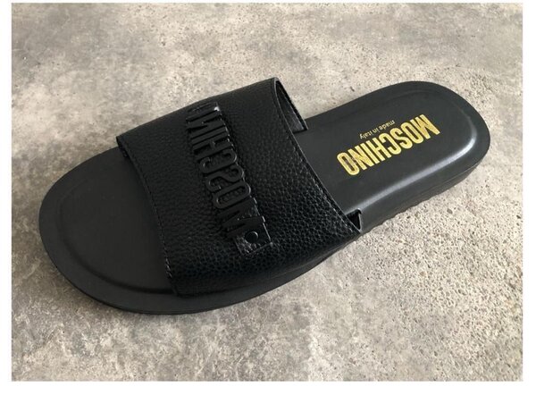 Sandales Moschino Homme Noir