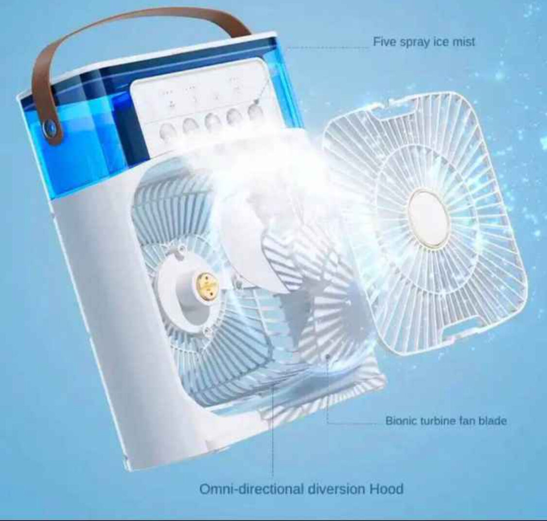 Mini ventilateur humidificateur USB portable