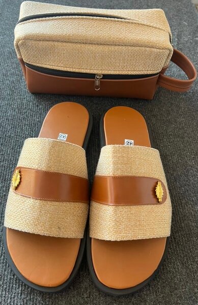 Sandales en cuir élégantes homme