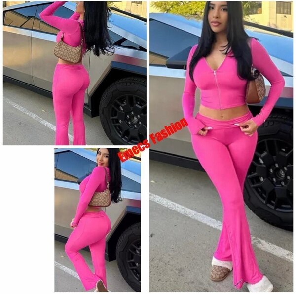 Ensemble jogging rose glamour