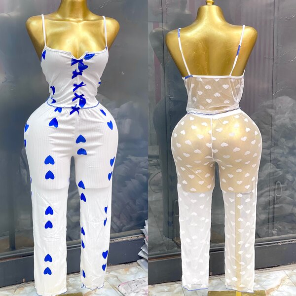 Combinaison Sexy Coeurs Femme