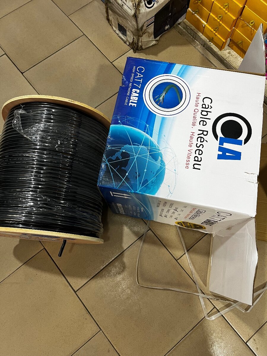 Câble Réseau Cat7 Haute Vitesse