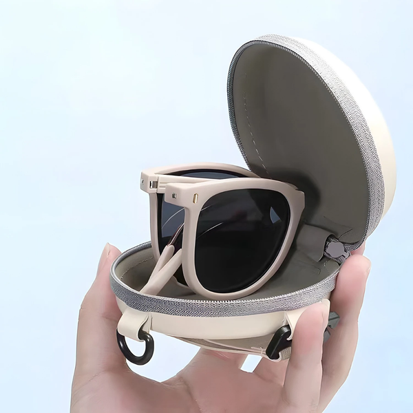 Lunette solaire pliable