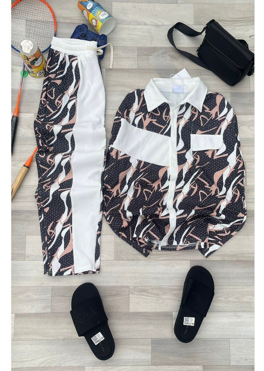 Ensemble détente imprimé moderne