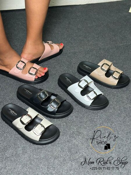 Sandales à Boucles Confort