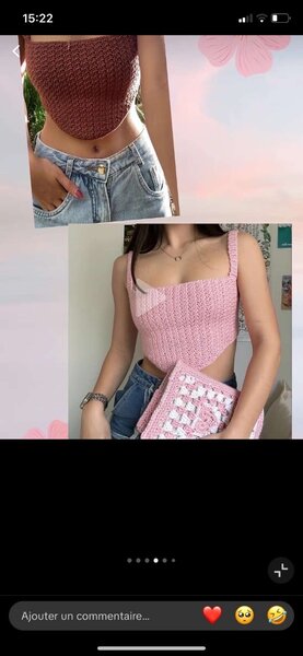 Top crochet pour femmes