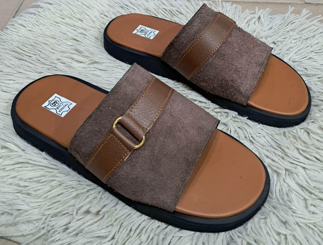 Sandales en cuir unisexes confort