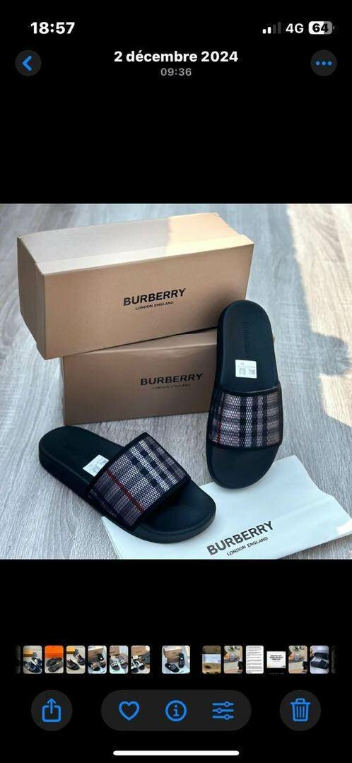 Tongs de marque pour homme