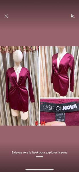 Robe de soirée fashion nova