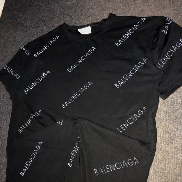 Gucci Balanciaga T-Shirt Glitter