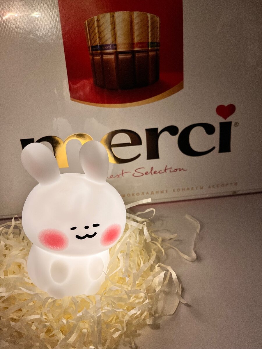 Качественный ночник-зайка