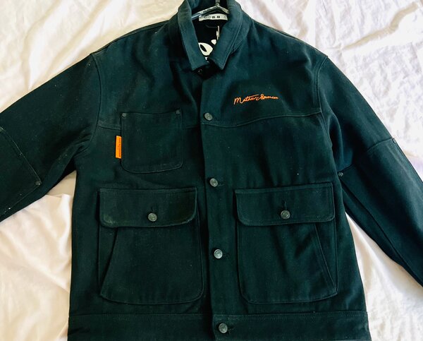 Veste noire casual homme