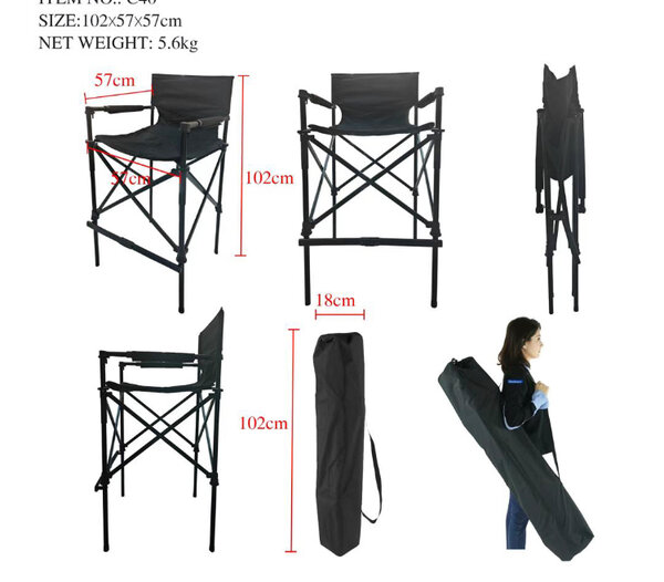 Chaise pliante portable robuste