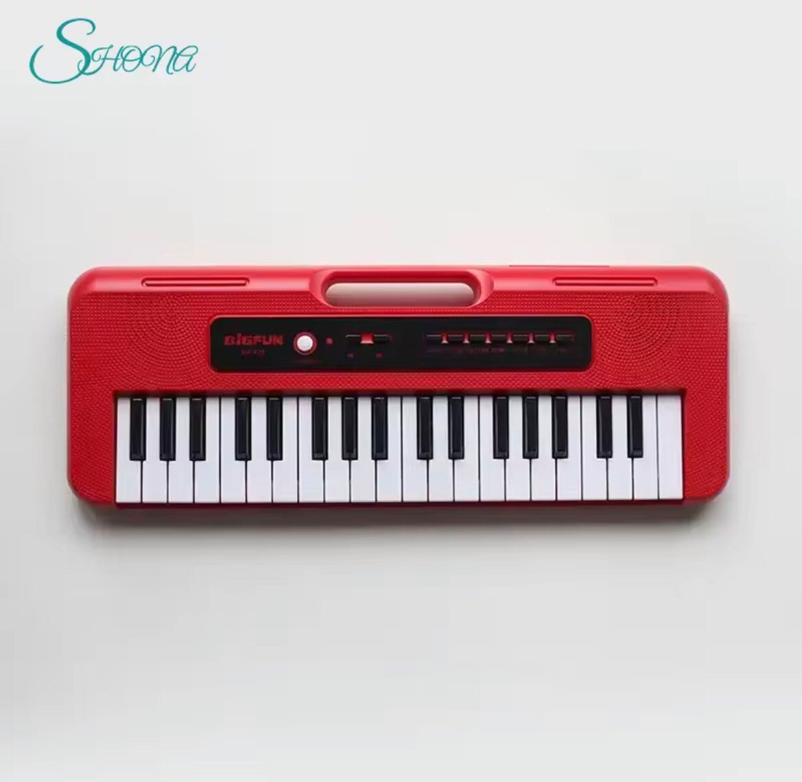 Clavier électronique rouge enfant