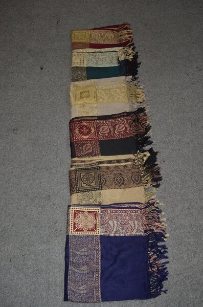 Winter diamond shawl