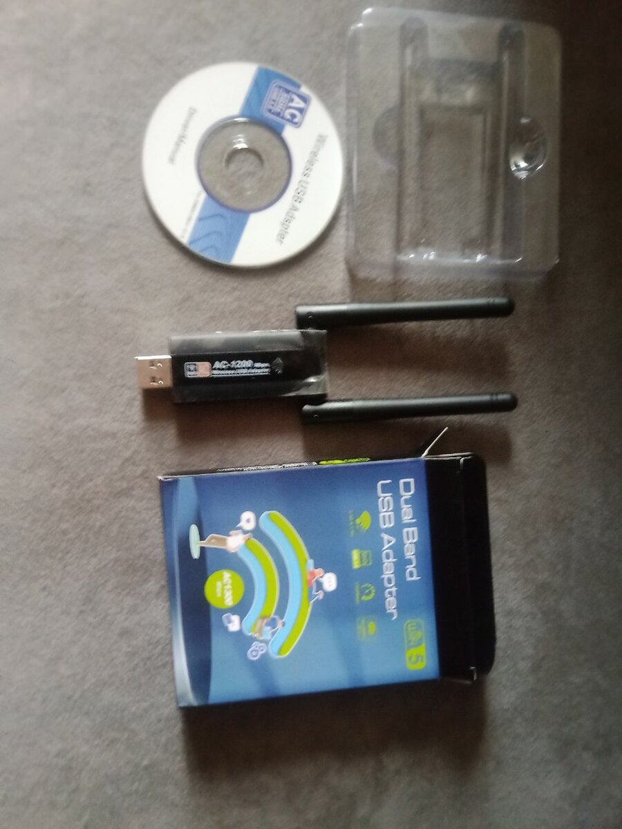 1200mps Dual-Band USB Wifi Adapter, Network Card 4 Computer