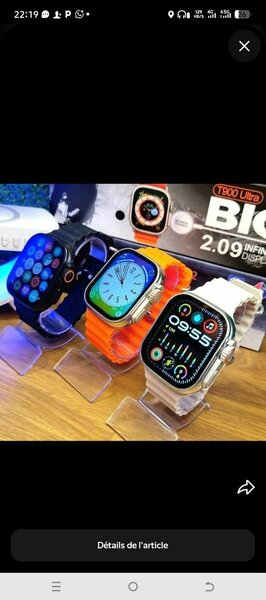 Montres connectées T900 Ultra