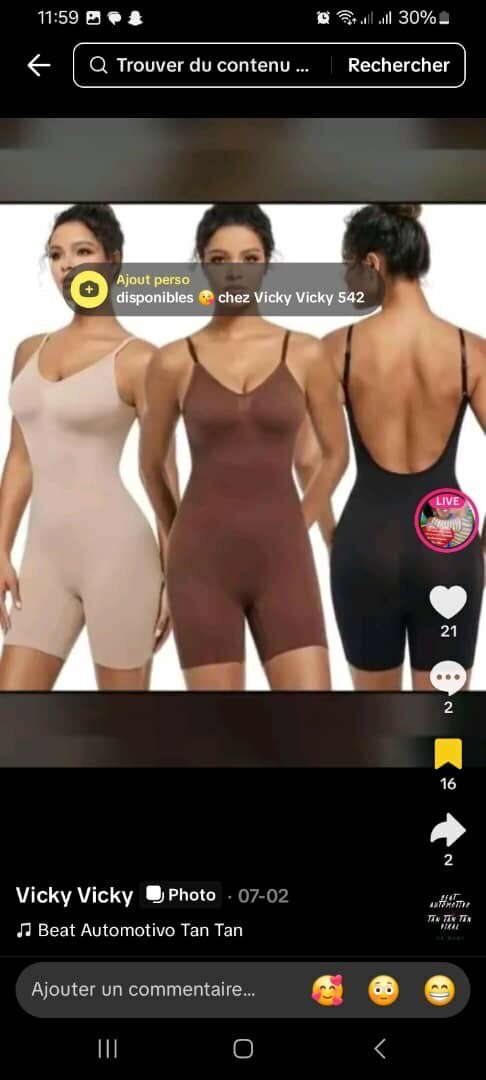 Combinaison gainante moulante