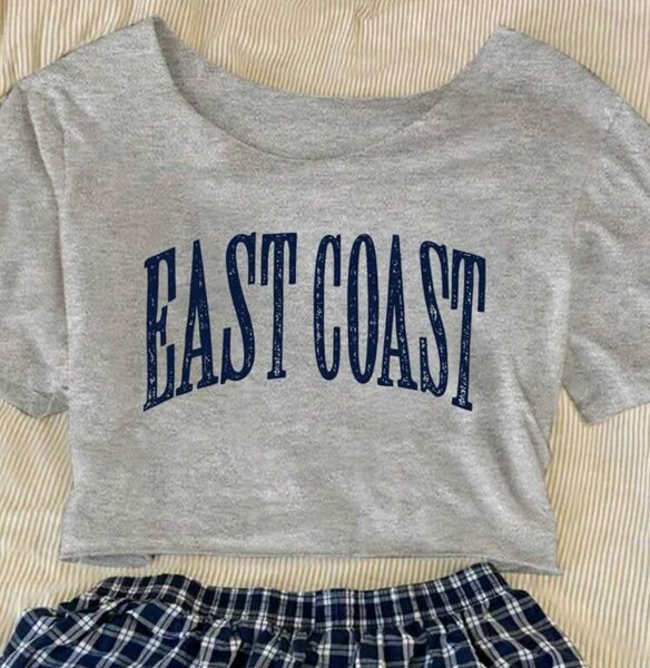T-shirt décontracté "East Coast"
