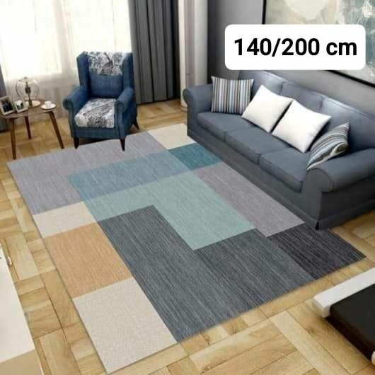 Tapis moderne multicolore 140x200