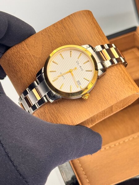 Montre Homme Bicolore Élegante