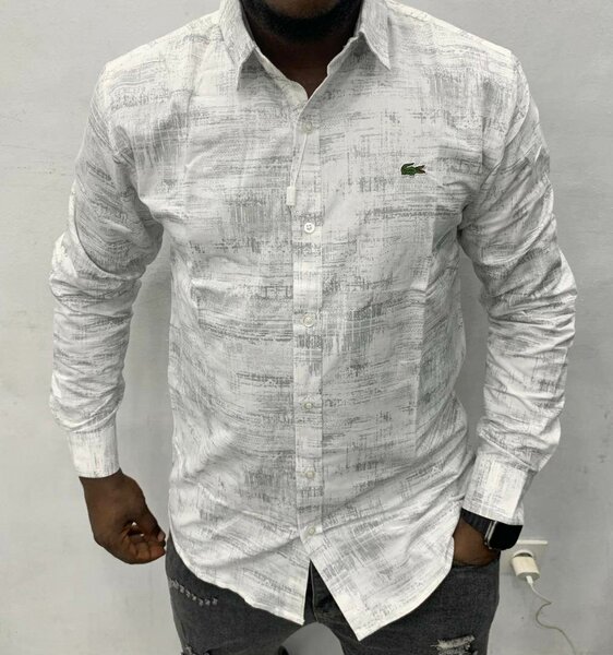 Chemise homme élégante à manches longues