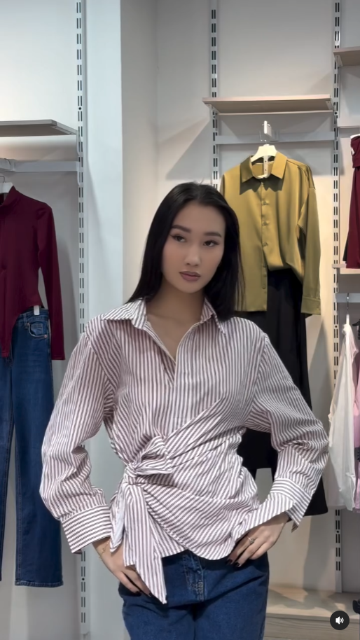 рубашка на завязках