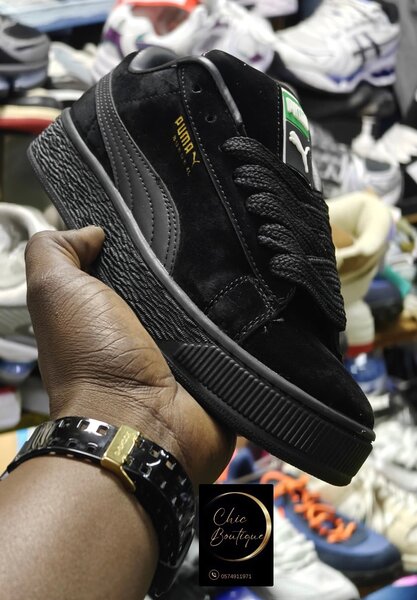 Basket Puma Noir Suède Homme