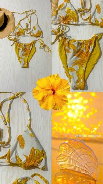 Bikini tropical élégant