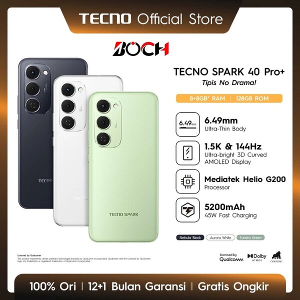 SPARK 40 Pro+ (8+8/128G) -